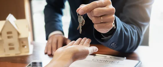 Sleutel overhandiger